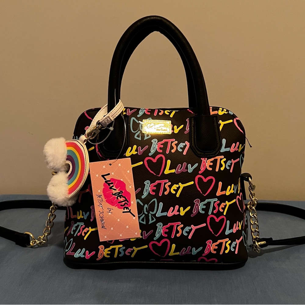 Eye Catching Betsey Johnson Rainbow Bag